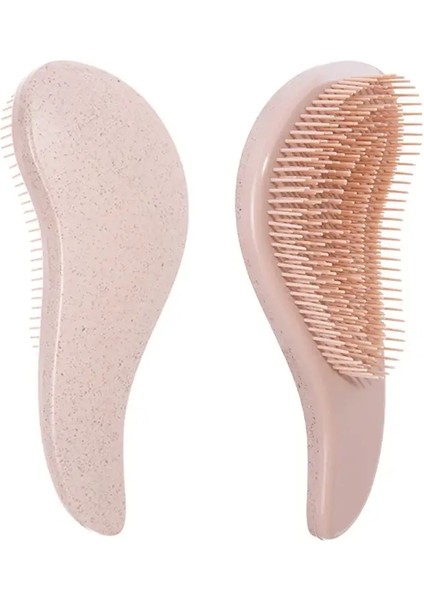 1/3pcs Sihirli Saç Fırçası Buğday Saman Sır Kafa Masajı Yumuşak Anti-Statik Tımarlama Fırçası Salonu Saç Stil Fırçası Renk: 1pcs Pembe (Yurt Dışından)