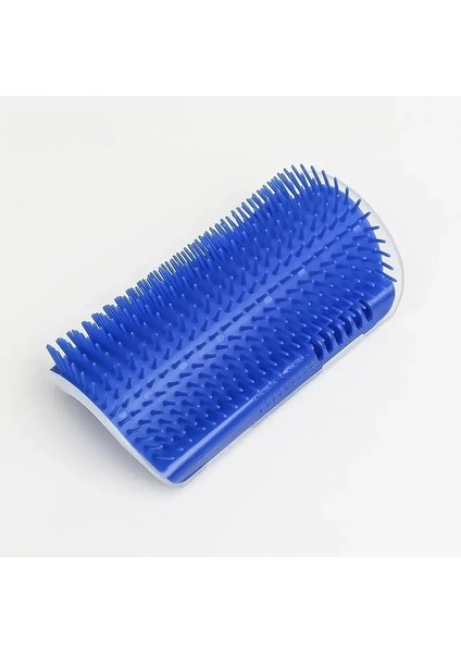 Cat Corner Fırça Tarağı Kediler Masajı Tımar Cat Arch Plastik Kendi Temizleme Sıyırıcı Scracler Malzemeleri Ev Pet Ürünleri Ev Renk: Mavi/boyut: 12X9X5CM (Yurt Dışından)