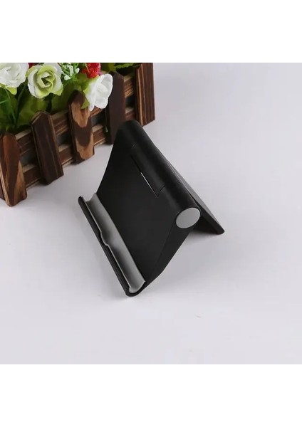 Evrensel Katlanabilir Masa Cep Telefonu Tutucu Montaj Cep Telefonu Tablet Masaüstü Braketi iPhone Mini/pro/max/artı Xiaomi Renk: C11-BLACK (Yurt Dışından)