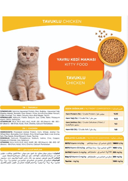 Tavuklu Yavru Kedi Maması fiyatları
