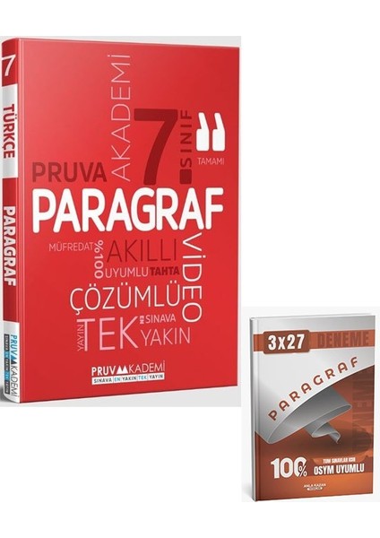 Pruva 2026 7. Sınıf Paragraf Soru Bankası+Anla Kazan Paragraf