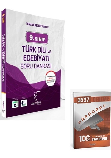 Karekök 2026 9. Sınıf Türk Dili ve Edebiyatı Soru Bankası+Anla Kazan Paragraf