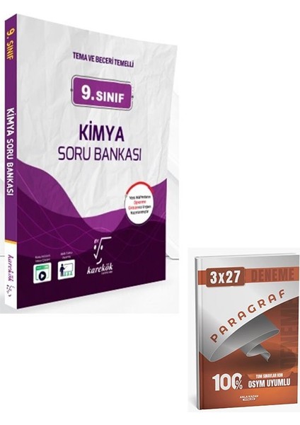 Karekök 2026 9. Sınıf Kimya Soru Bankası+Anla Kazan Paragraf