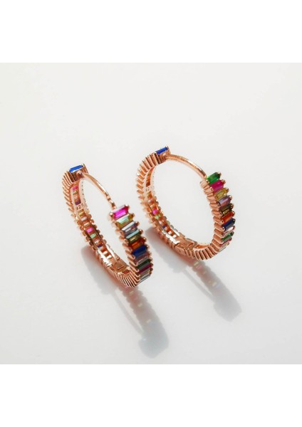 Miks Baget Halka Gümüş Küpe L fiyatları