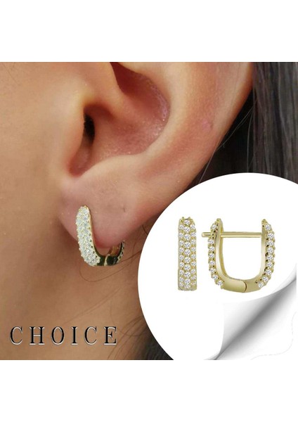 Gümüş U Küpe Monaco Gold fiyatları