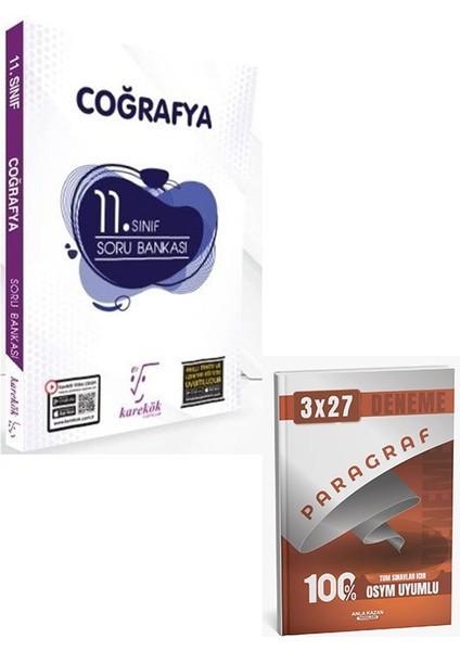 Karekök 2026 11. Sınıf Coğrafya Soru Bankası+Anla Kazan Paragraf