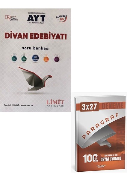Limit 2026 Ayt Divan Edebiyatı Soru Bankası+Anla Kazan Paragraf
