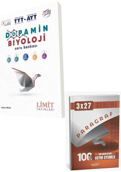 Limit 2026 Tyt Ayt Dopamin Biyoloji Soru Bankası+Anla Kazan Paragraf