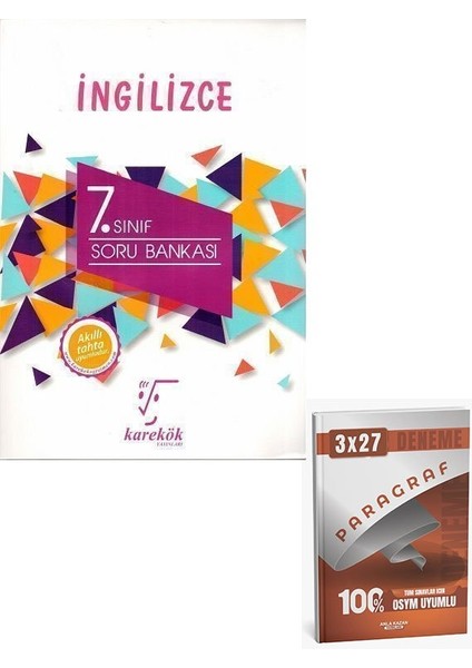 Karekök 2026 7. Sınıf Ingilizce Soru Bankası+Anla Kazan Paragraf