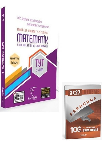 Karekök 2026 Tyt Matematik Konu Anlatımı ve Soru Bankası 2. Kitap+Anla Kazan Paragraf
