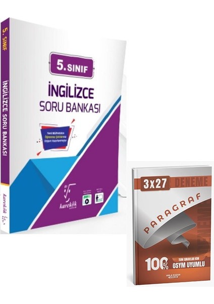 Karekök 2026 5. Sınıf Ingilizce Soru Bankası+Anla Kazan Paragraf