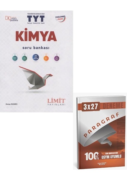 Limit 2026 Tyt Kimya Soru Bankası+Anla Kazan Paragraf