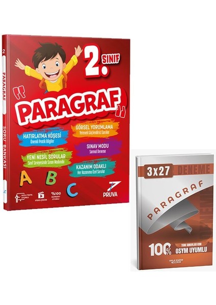 Pruva 2026 2. Sınıf Paragraf Soru Bankası+Anla Kazan Paragraf