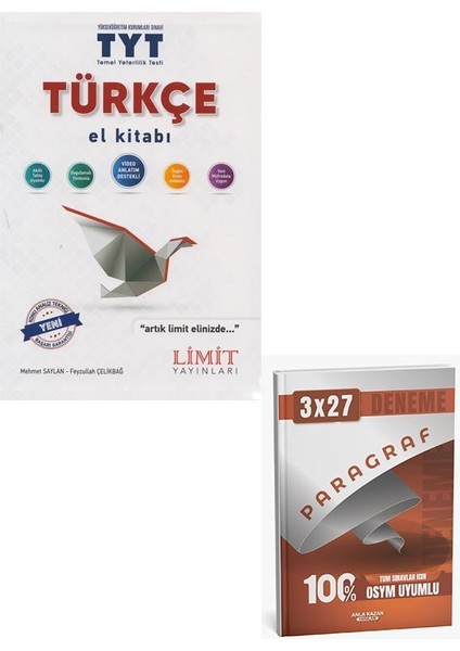 Limit 2026 Tyt Türkçe El Kitabı+Anla Kazan Paragraf