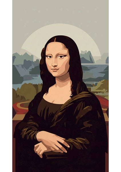 Sanatsal Mona Lisa Kanvas Tablo Ev Duvar Salon Ofis Dükkan Hediyelik Dekarasyon Süsü fiyatları