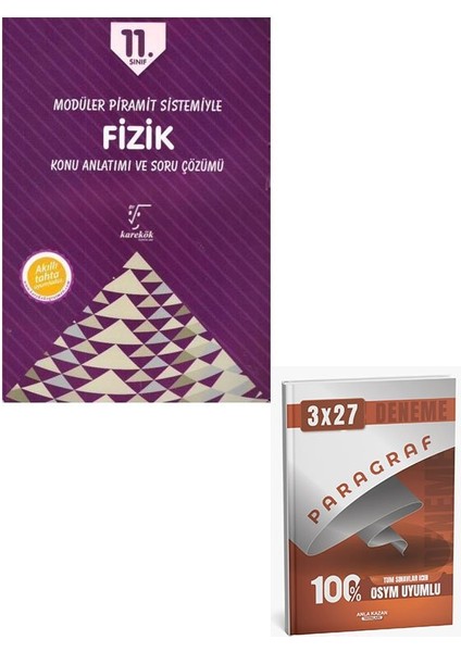 Karekök 2026 11. Sınıf Fizik Konu Anlatımı ve Soru Çözümü+Anla Kazan Paragraf