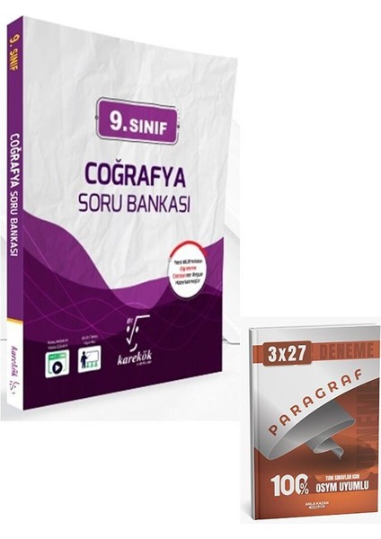 Karekök 2026 9. Sınıf Coğrafya Soru Bankası+Anla Kazan Paragraf