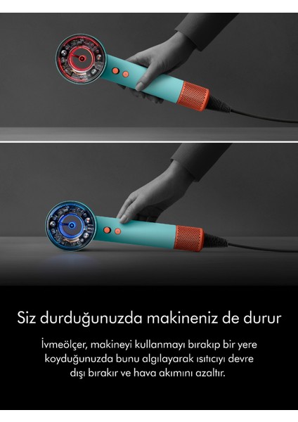 Supersonic Nural™ Saç Kurutma Makinesi (Prusya Mavisi/parlak Bakır)