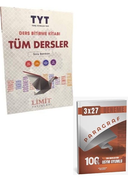 Limit 2026 Tyt Tüm Dersler Soru Bankası+Anla Kazan Paragraf