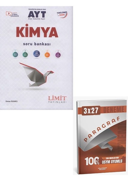 Limit 2026 Ayt Kimya Soru Bankası+Anla Kazan Paragraf