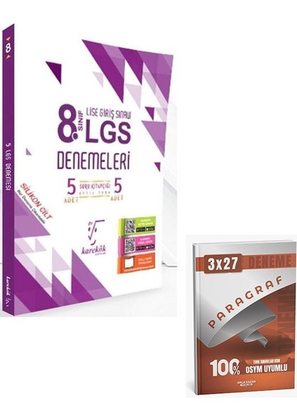 Karekök 2026 8. Sınıf Lgs 5 Deneme+Anla Kazan Paragraf