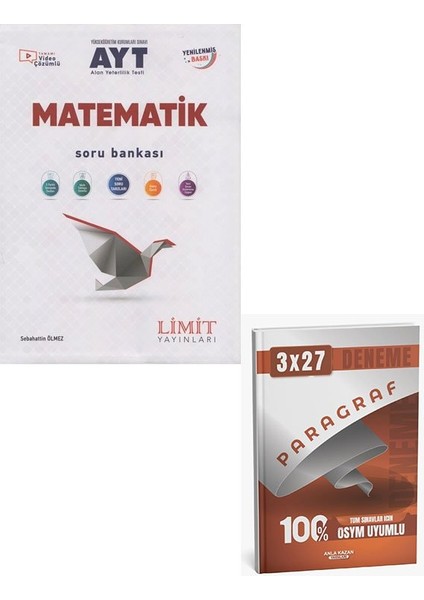 Limit 2026 Ayt Matematik Soru Bankası+Anla Kazan Paragraf