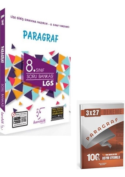 Karekök 2026 8. Sınıf Lgs Paragraf Soru Bankası+Anla Kazan Paragraf
