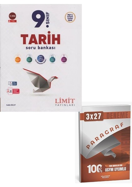 Limit 2026 9. Sınıf Tarih Soru Bankası+Anla Kazan Paragraf