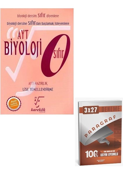 Karekök 2026 Ayt Biyoloji Sıfır+Anla Kazan Paragraf