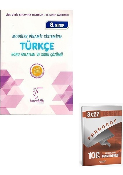 Karekök 2026 8. Sınıf Türkçe Konu Anlatımı ve Soru Çözümü+Anla Kazan Paragraf