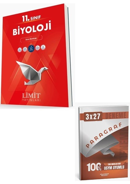 Limit 2026 11. Sınıf Biyoloji Soru Bankası+Anla Kazan Paragraf