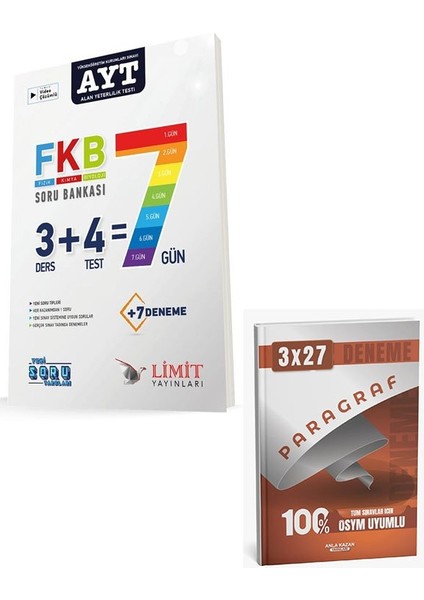 Limit 2026 Ayt Fkb Soru Bankası+Anla Kazan Paragraf
