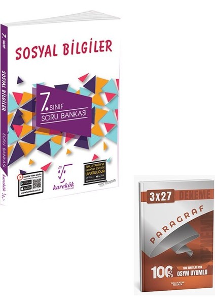 Karekök 2026 7. Sınıf Sosyal Bilgiler Soru Bankası+Anla Kazan Paragraf