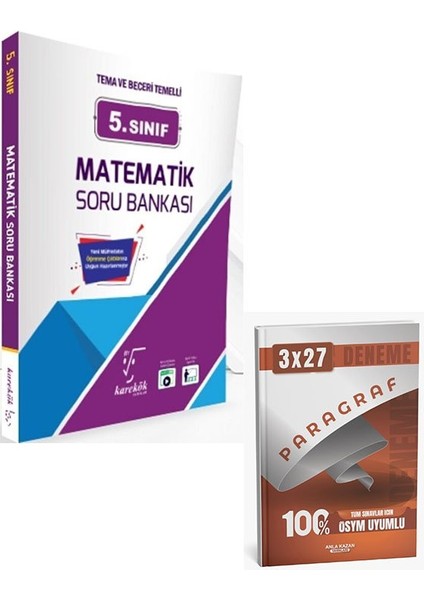 Karekök 2026 5. Sınıf Matematik Soru Bankası+Anla Kazan Paragraf