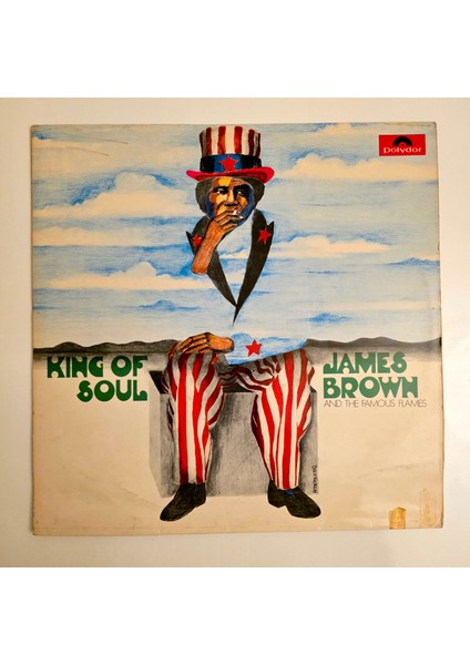James Brown & The Famous Flames - King Of Soul - Dönem Baskı Plak