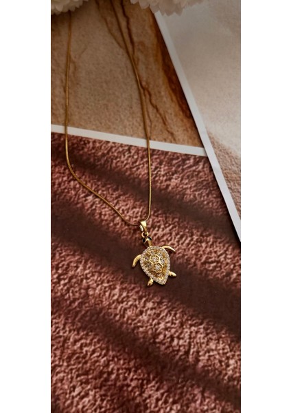 Çelik Kaplumbağa Kolye