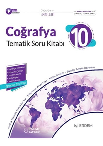 Palme Yayınları 10. Sınıf Coğrafya Tematik Soru Kitabı fiyatları