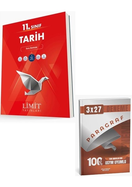 Limit 2026 11. Sınıf Tarih Soru Bankası+Anla Kazan Paragraf