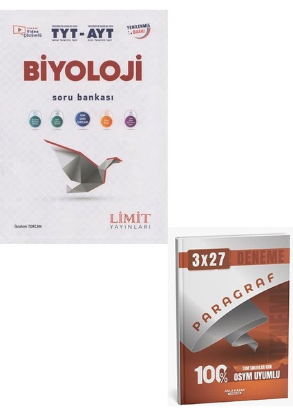 Limit 2026 Tyt Ayt Biyoloji Soru Bankası+Anla Kazan Paragraf