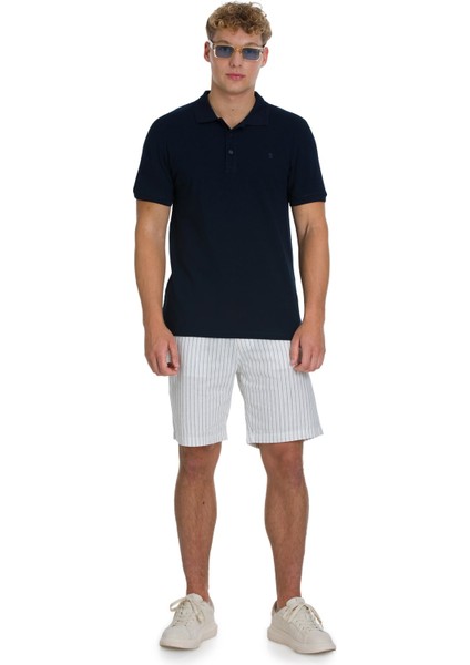 Lacivert Regular Fit 100% Pamuklu Polo Yaka Tişört fiyatları