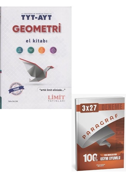 Limit 2026 Tyt Ayt Geometri El Kitabı+Anla Kazan Paragraf