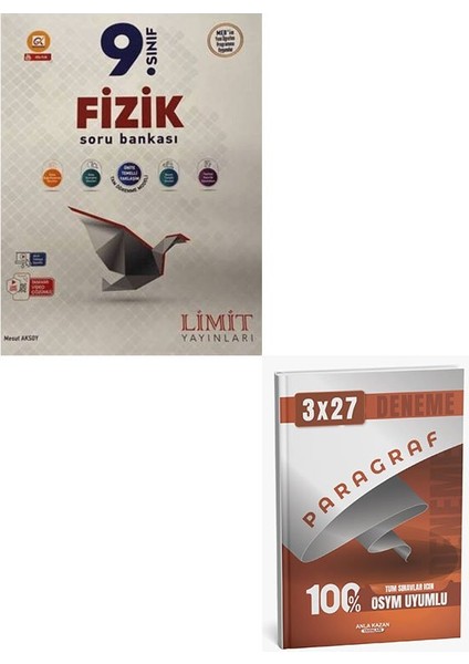 Limit 2026 9. Sınıf Fizik Soru Bankası+Anla Kazan Paragraf