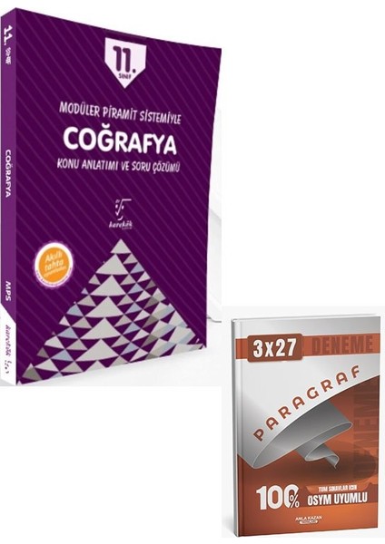 Karekök 2026 11. Sınıf Coğrafya Konu Anlatımı ve Soru Çözümü+Anla Kazan Paragraf
