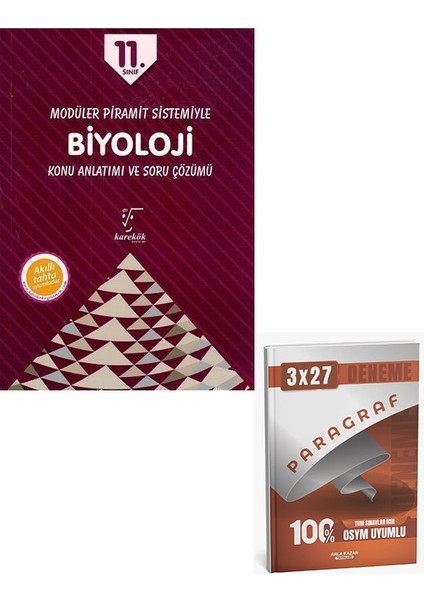 Karekök 2026 11. Sınıf Biyoloji Konu Anlatımı ve Soru Çözümü+Anla Kazan Paragraf