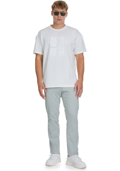 Beyaz Regular Fit Bisiklet Yaka Oversize Tişört fiyatları