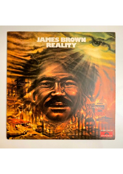James Brown - Reality - Dönem Baskı Plak Nadir Türkiye Baskı