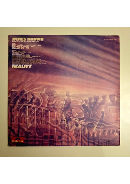James Brown - Reality - Dönem Baskı Plak Nadir Türkiye Baskı fiyatları