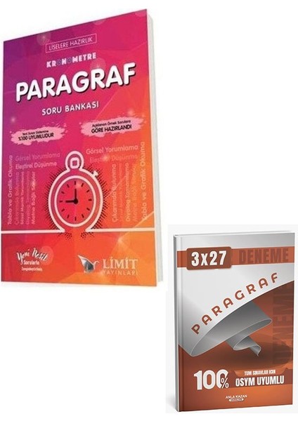 Limit 2026 8. Sınıf Lgs Kronometre Paragraf Soru Bankası+Anla Kazan Paragraf