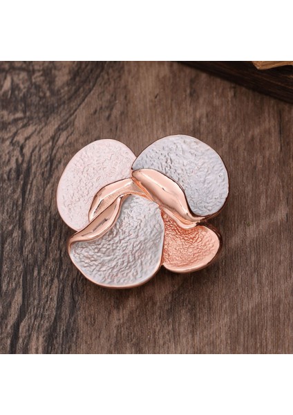 Emaye Renkli Geometrik Çiçek Manyetik Broş Bayanlar Moda Yaratıcı Üst Düzey Çiçek Broş (Yurt Dışından)