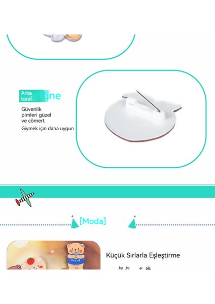 Sevimli ve Sevimli Akrilik Broş Çanta Kolye Kız Aksesuarları (Yurt Dışından) modelleri